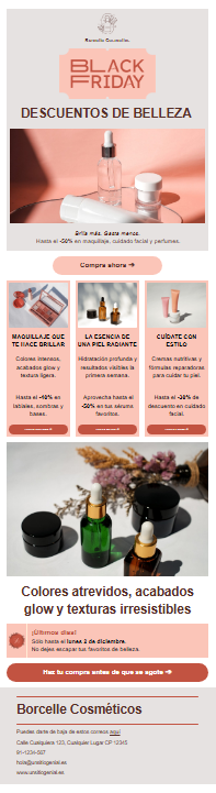 Black Friday Beauty Campaign