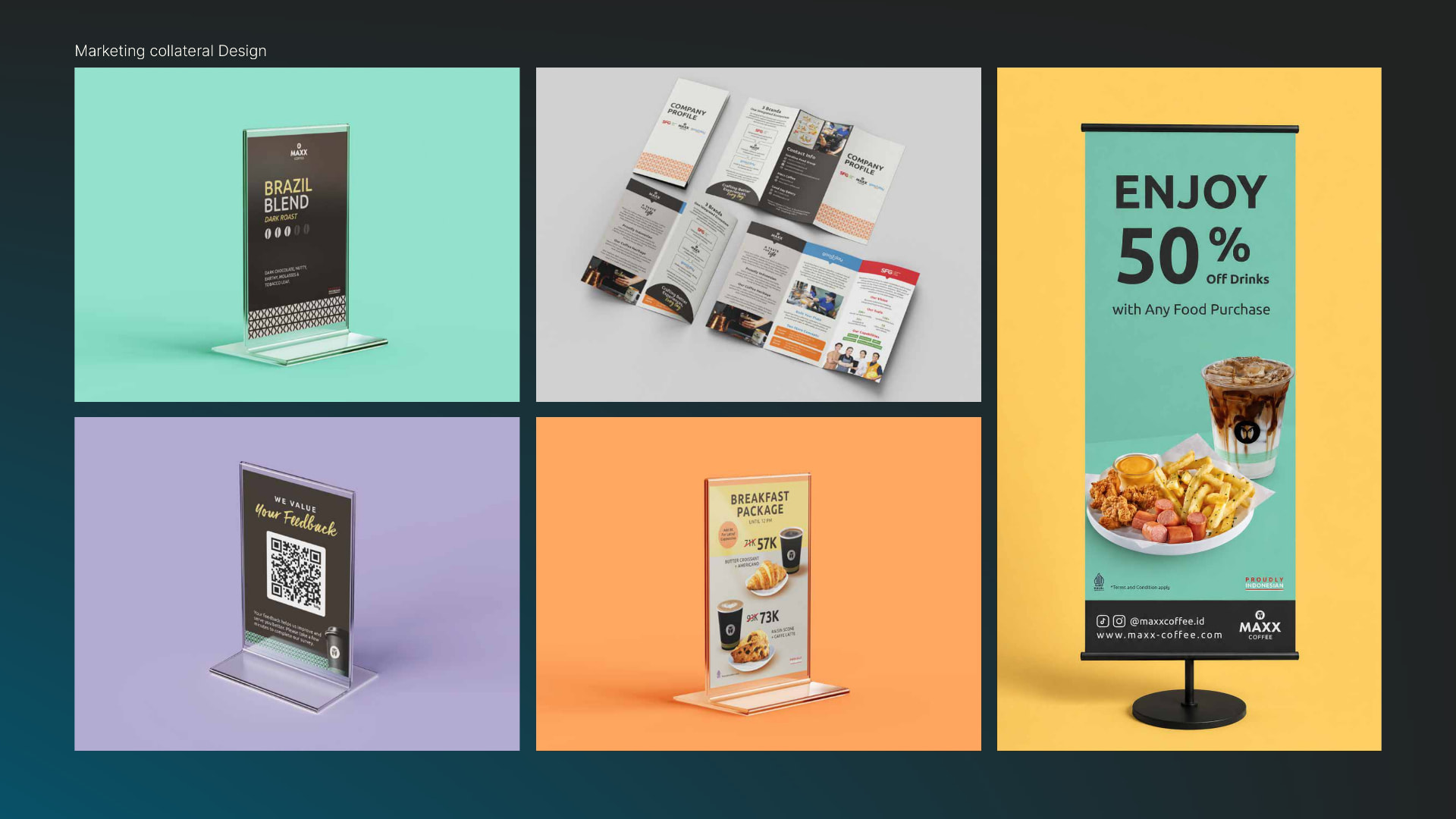 Maxx Coffee · Marketing Collateral