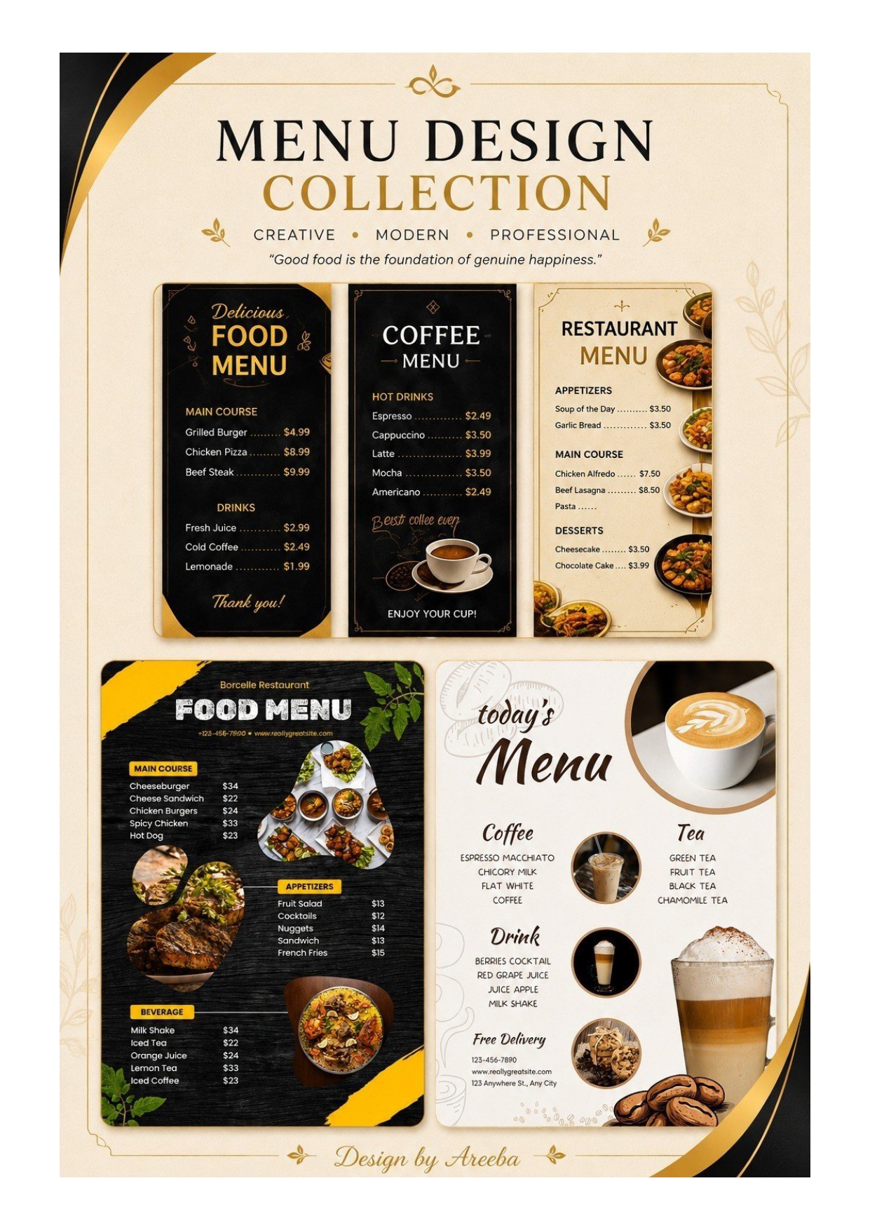 Menu Design Collection