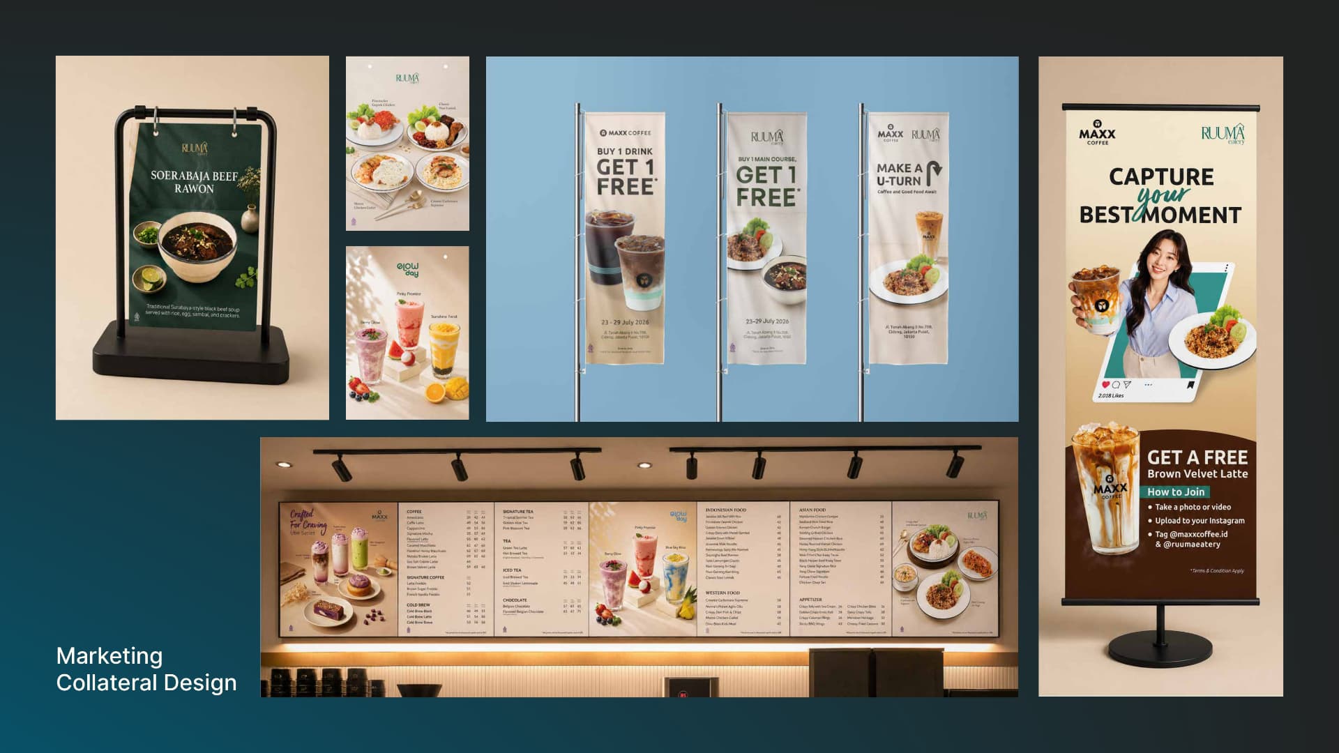 Ruuma Eatery · Collateral Suite